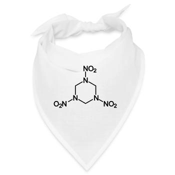 Sprengstoff C4 Hexogen - Bandana - Weiß - Vorne