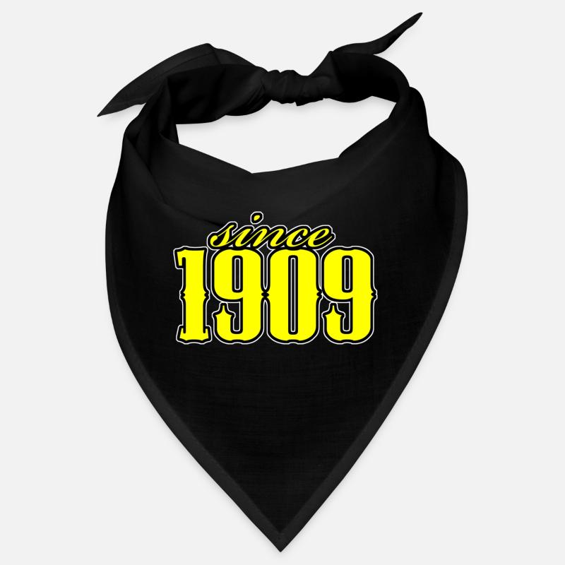 since 1909 (yellow) Bandana