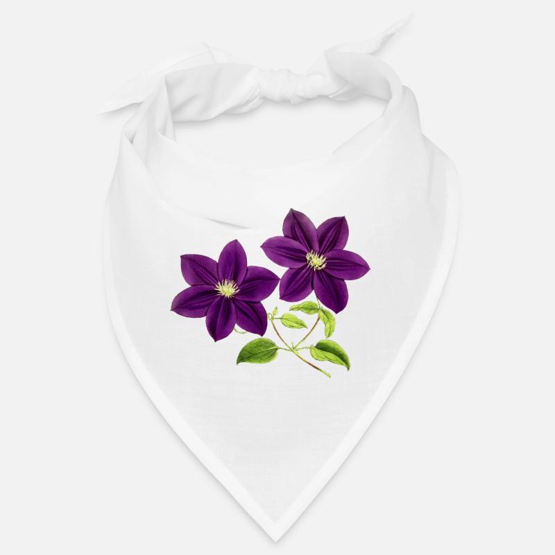 fleurs violettes Bandana