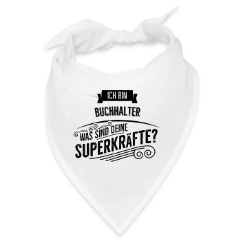 Buchhalter - Bandana - Weiß - Vorne