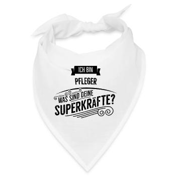 Pfleger - Bandana - Weiß - Vorne