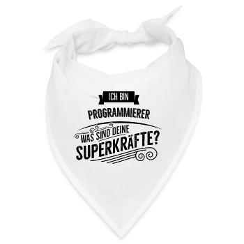 Programmierer - Bandana - Weiß - Vorne