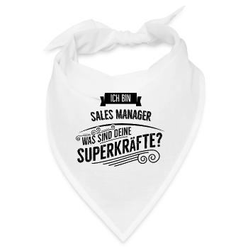 Sales Manager - Bandana - Weiß - Vorne