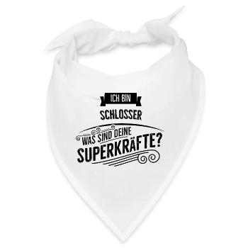 Schlosser - Bandana - Weiß - Vorne