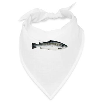 Lachs - Bandana - Weiß - Vorne