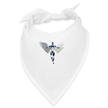 Der mechanische Engel - Bandana - Weiß - Vorne