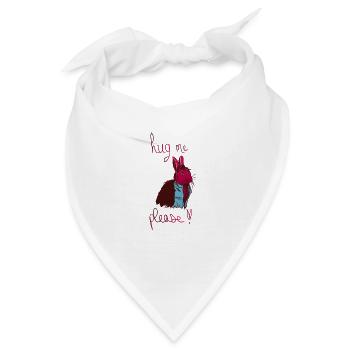 hug me - Bandana - Weiß - Vorne