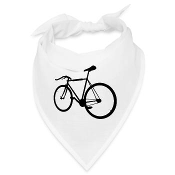 Fixie Fahrrad - Bandana - Weiß - Vorne