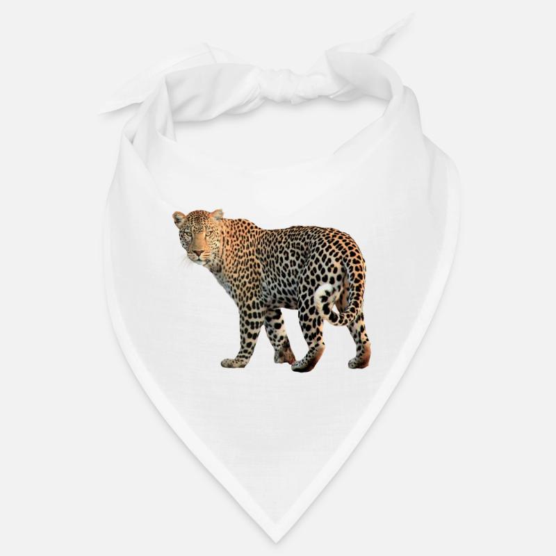 Leopard sehr charismatisch. Geschenkidee Bandana