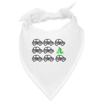 Fahrradfahren - Bandana - Weiß - Vorne