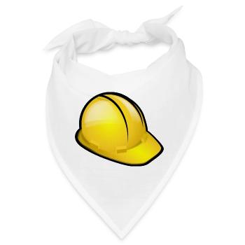 Schutz Helm - Bandana - Weiß - Vorne