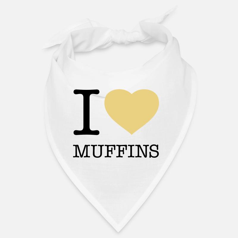 I LOVE MUFFINS Bandana