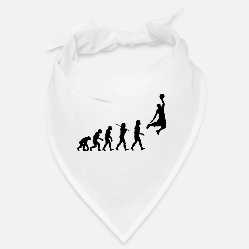 Basketball Dunk Evolution - Bandana - Weiß