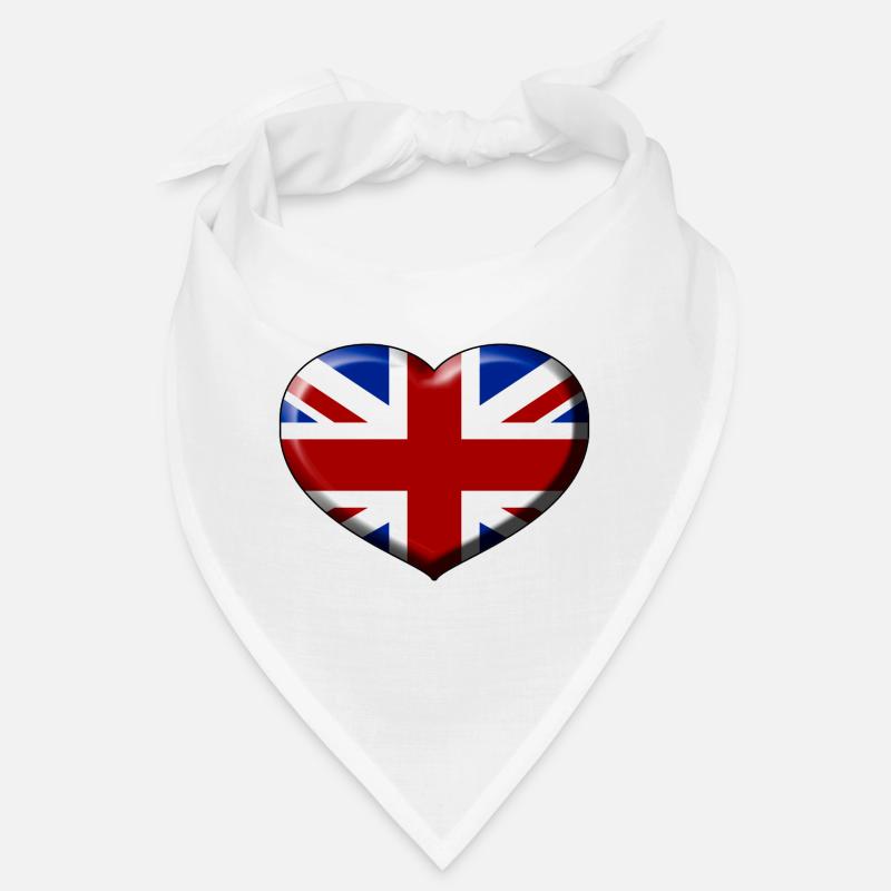 Union Jack Herz Bandana
