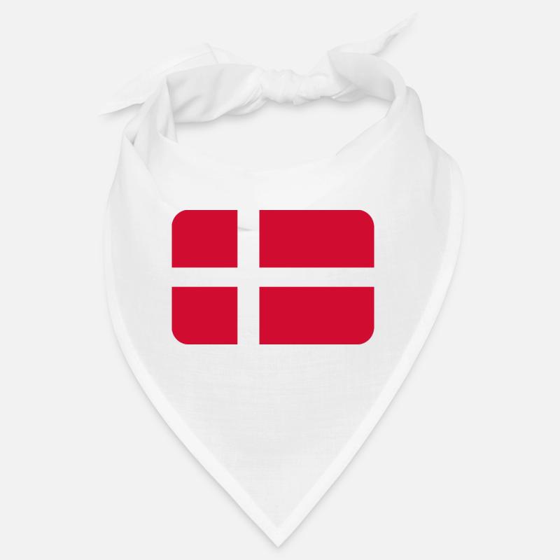 DENMARK FLAG round corner 400 dpi Bandana