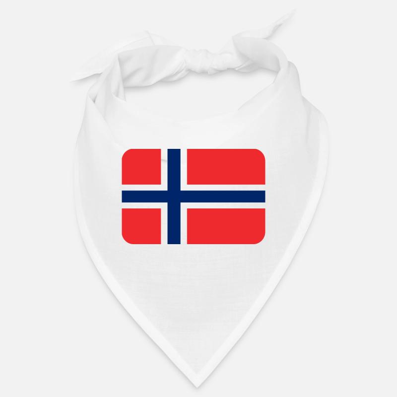 NORWAY FLAG round corner 400 dpi Bandana