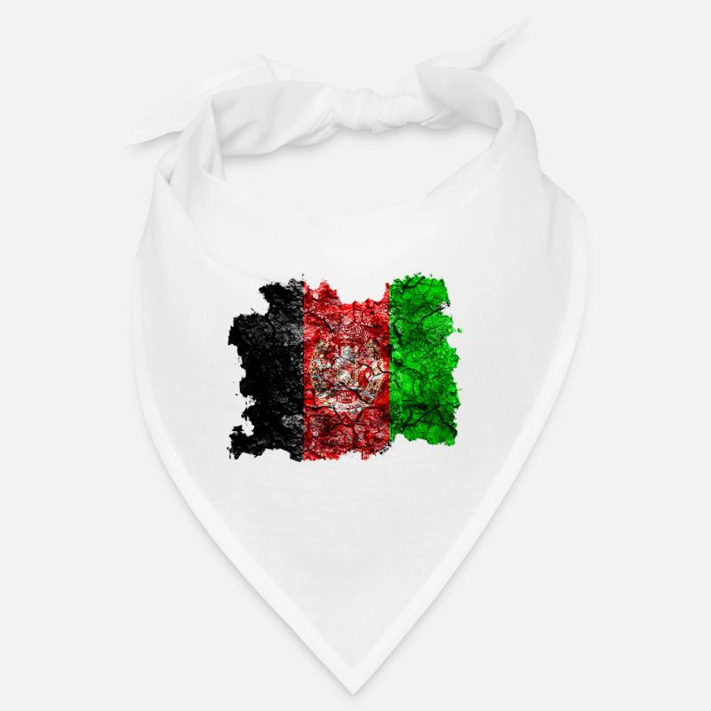 Drapeau de l'Afghanistan Vintage Bandana