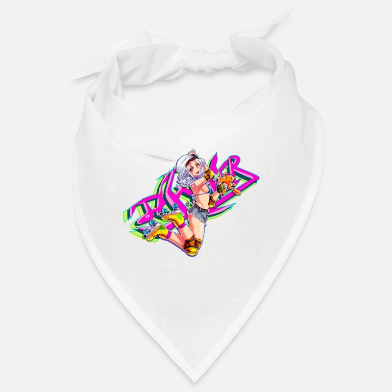 Roller skating - Bandana - white