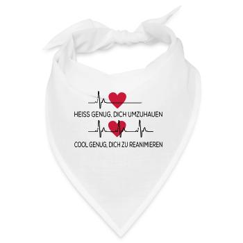 Medizin - Bandana - Weiß - Vorne