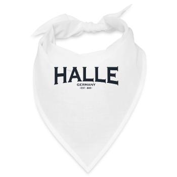 Halle - Bandana - Weiß - Vorne