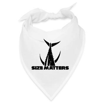 Angler - Angelsport - Thunfisch - Geschenk - Bandana - Weiß - Vorne