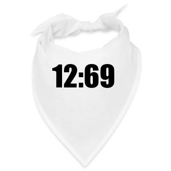 12:69 - Bandana - Weiß - Vorne