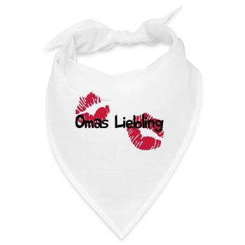 Omas Liebling - Bandana - Weiß - Vorne