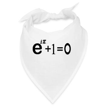 ei pi Gleichung - Bandana - Weiß - Vorne