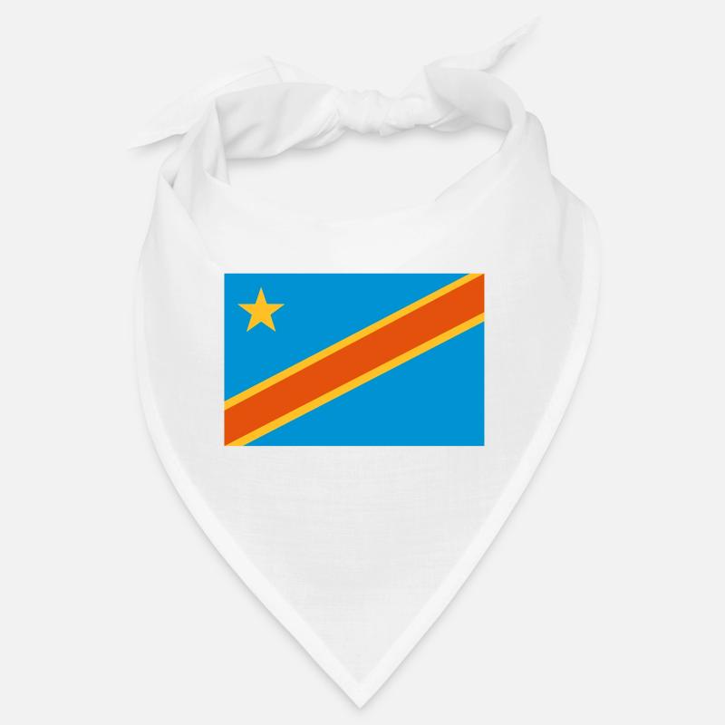 drapeau Congo Kinshasa - Congo flag Bandana
