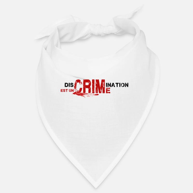 discrimination - Bandana - blanc