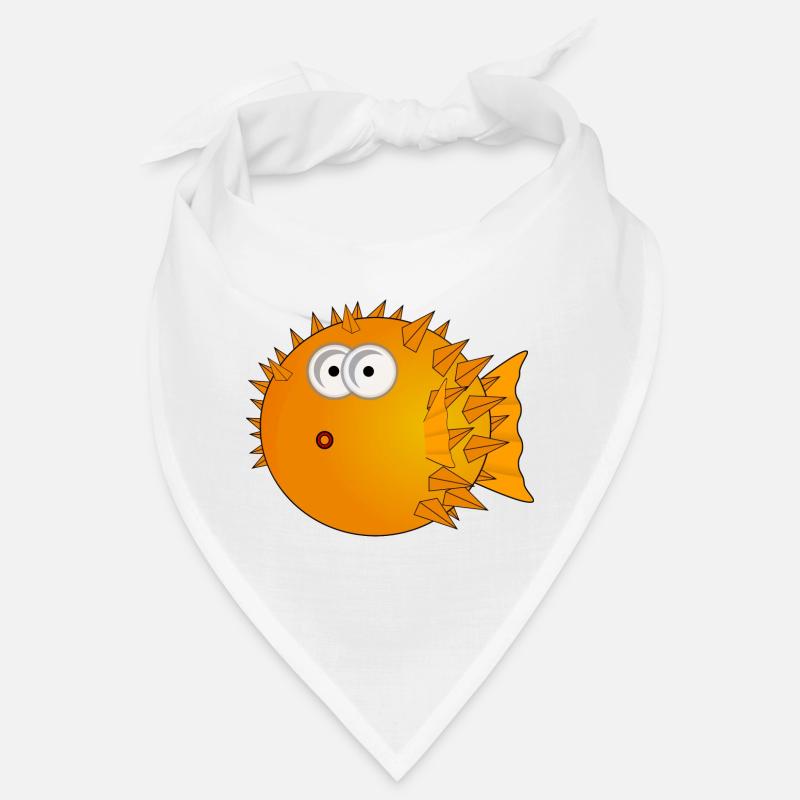 kugelfisch - Bandana - Weiß