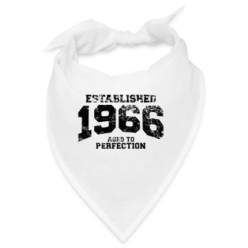 establishes 1966 - aged to perfection - Bandana - Weiß - Vorne