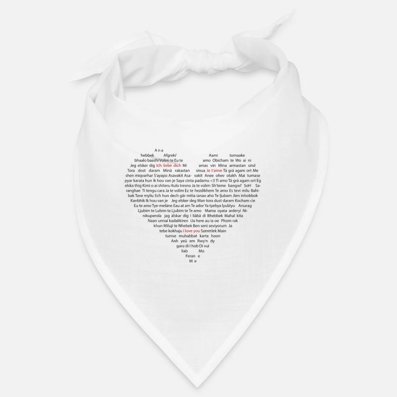 Ich liebe dich Bandana