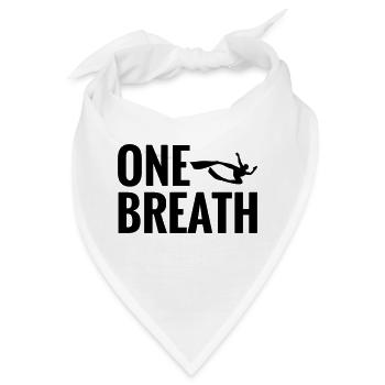 One Breath Freedive Apnea - Bandana - Weiß - Vorne
