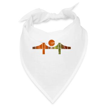 Golden Gate Bridge San Francisco USA Death - Bandana - Weiß - Vorne