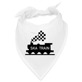 ska train - Bandana - Weiß - Vorne