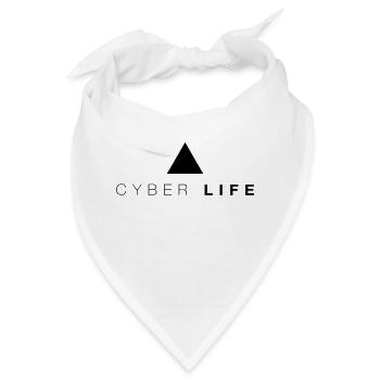 CYBERLIFE Triangle - Bandana - Weiß - Vorne