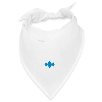 I red boarisch - Geschenkidee für Bayern - Bandana - Weiß - Vorne
