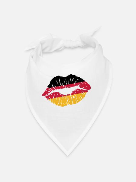 Pout (Allemagne, Pays-Bas) - Bandana - blanc - Devant