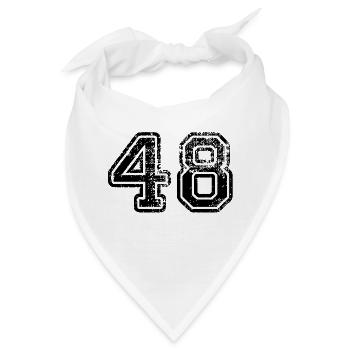 48 - Bandana - Weiß - Vorne