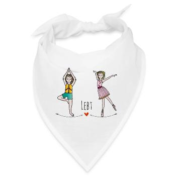 Die Hüterin der Kinder-Bewegung - Bandana - Weiß - Vorne