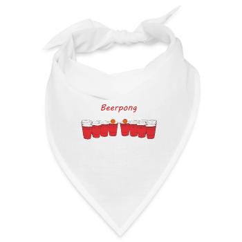 Ultimatives Bierpong Shirt - Bandana - Weiß - Vorne