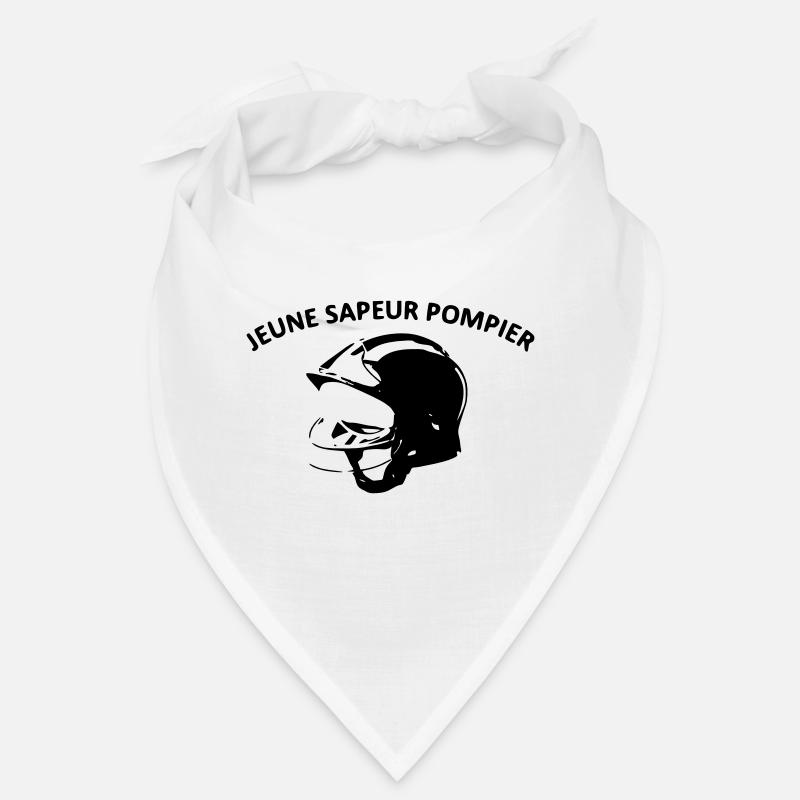 jeune sapeur pompier - Bandana - blanc