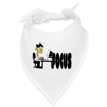 Büro Workaholic - Bandana - Weiß - Vorne
