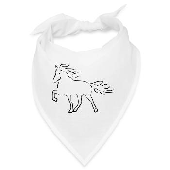 Islandpferd - Bandana - Weiß - Vorne