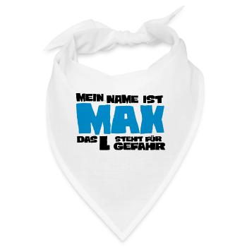 max - Bandana - Weiß - Vorne