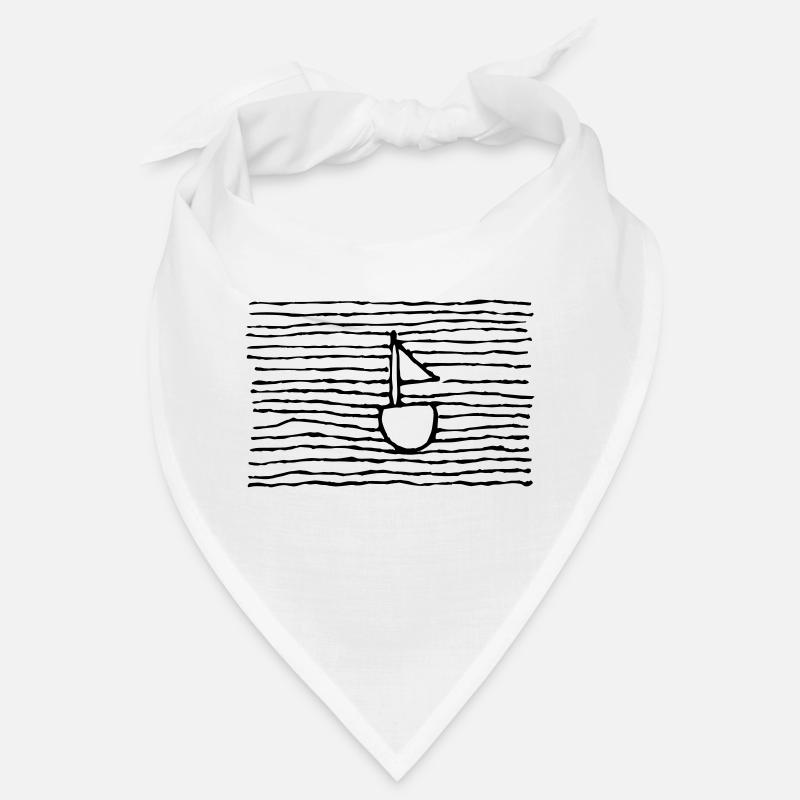 Boot im Meer Bandana