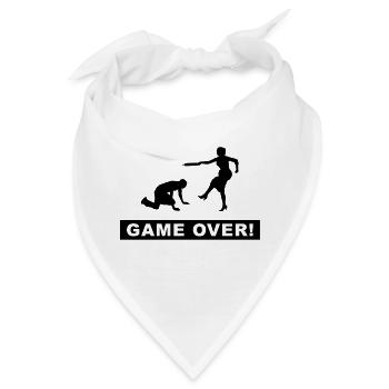 bachelor bachelorette - Bandana - Weiß - Vorne