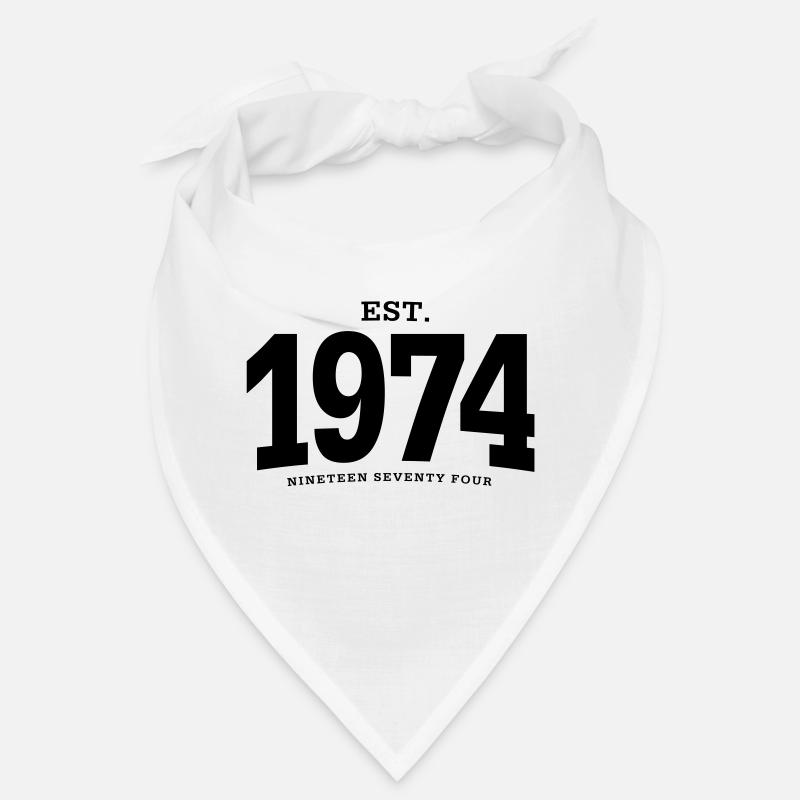 EST. 1974 Nineteen Seventy Four Bandana