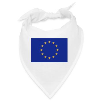 Europa EU - Bandana - Weiß - Vorne